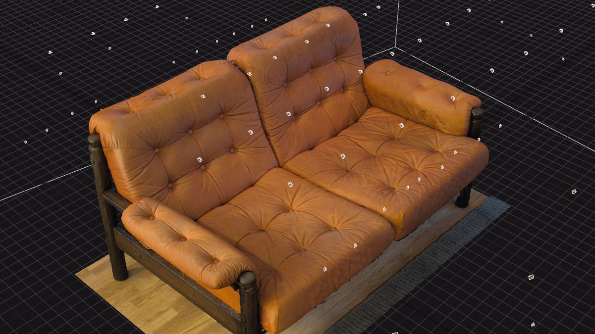 3D model of a couch